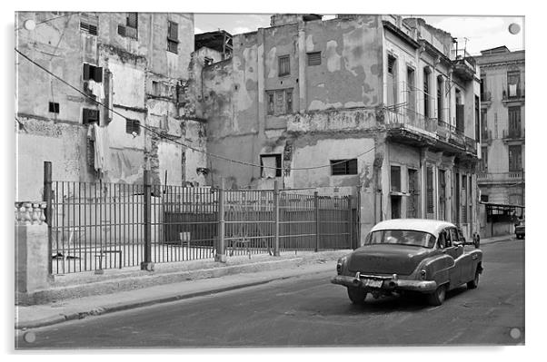 Havana Old Town Acrylic by Lynn Bolt