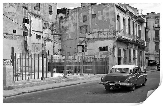 Havana Old Town Print by Lynn Bolt