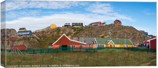 The Sisimiut Museum - Katersugaasiviat, Greenland Canvas Print by RUBEN RAMOS