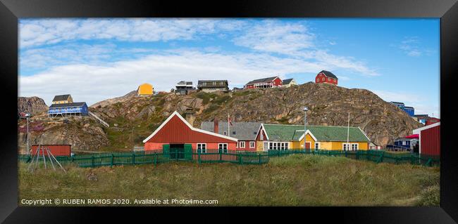 The Sisimiut Museum - Katersugaasiviat, Greenland Framed Print by RUBEN RAMOS