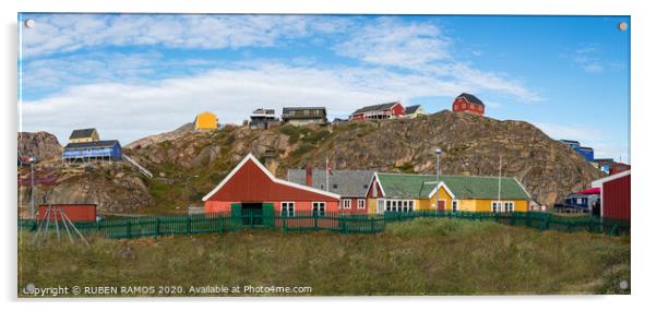 The Sisimiut Museum - Katersugaasiviat, Greenland Acrylic by RUBEN RAMOS