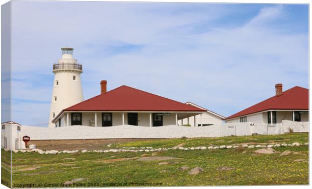 Cape Willoughby Lighthouse  Canvas Print by Carole-Anne Fooks