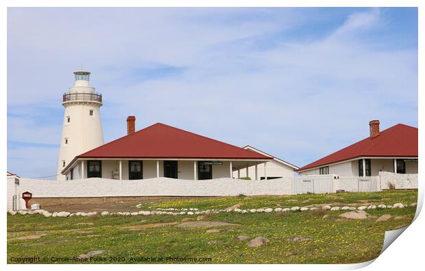 Cape Willoughby Lighthouse  Print by Carole-Anne Fooks