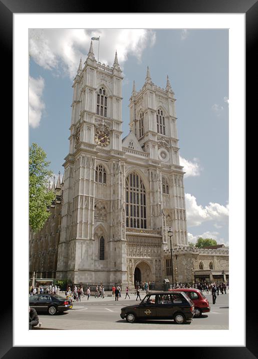Westminster Abbey Framed Mounted Print by Chris Day