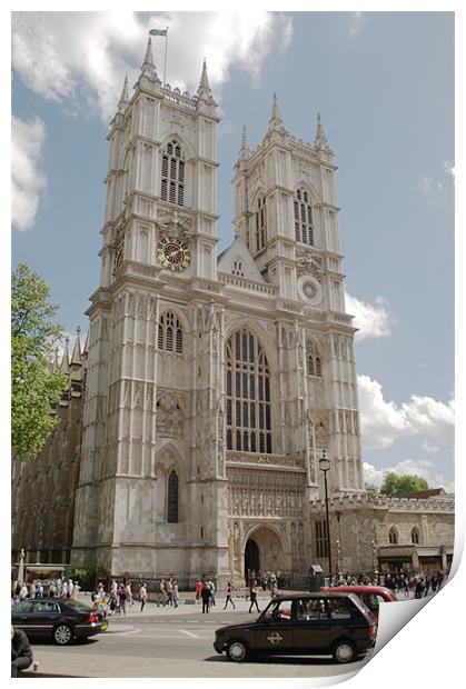 Westminster Abbey Print by Chris Day