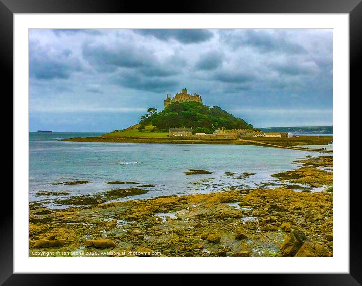 St. Michaels Mount ,Cornwall  Framed Mounted Print by Ian Stone