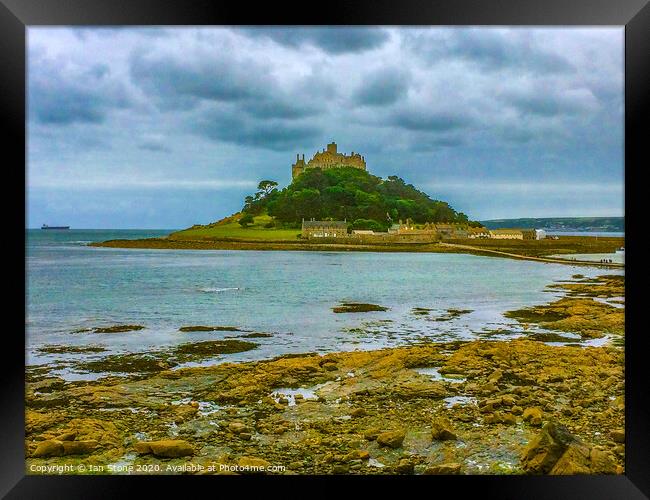 St. Michaels Mount ,Cornwall  Framed Print by Ian Stone