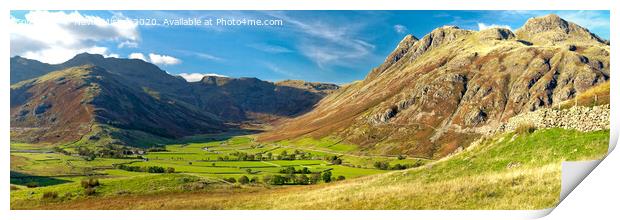 Great Langdale, Lake District, England Print by Navin Mistry