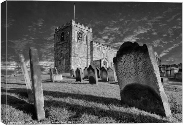 St Mary's Church, Whitby Canvas Print by Peter Lovatt  LRPS