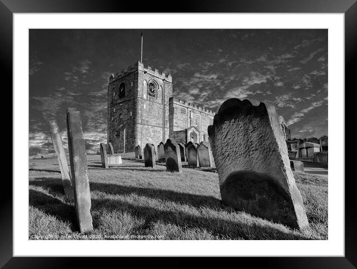 St Mary's Church, Whitby Framed Mounted Print by Peter Lovatt  LRPS
