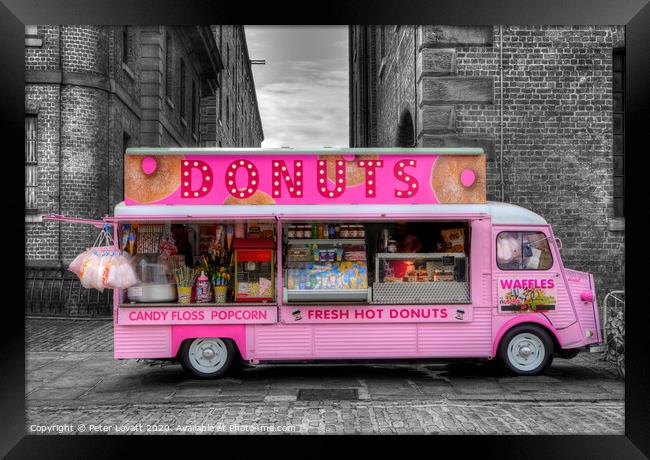 Donuts van Framed Print by Peter Lovatt  LRPS