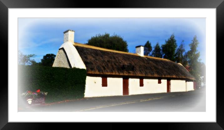 Rabbie Burns birthplace Framed Mounted Print by Allan Durward Photography