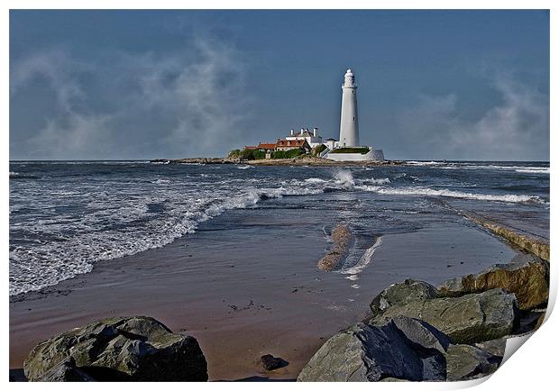 St Marys Causeway Print by Richie Fairlamb