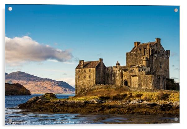 Eilean Donan Castle Acrylic by Mark Pritchard