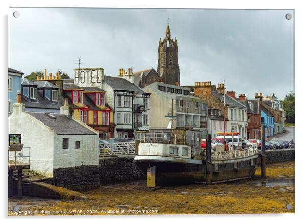 Tarbert harbour View Acrylic by Philip Hodges aFIAP ,
