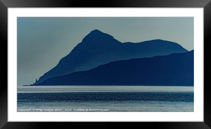 Shades of Blue Framed Mounted Print by Philip Hodges aFIAP ,
