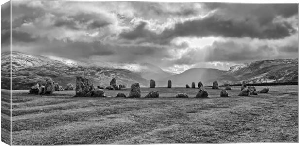 Castlerigg Stone Circle Canvas Print by Roger Green