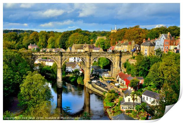 Knaresborough Reflections Print by Dick Lloyd