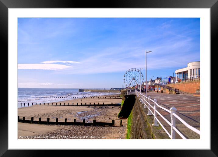 Bridlington Promenade  Framed Mounted Print by Alison Chambers