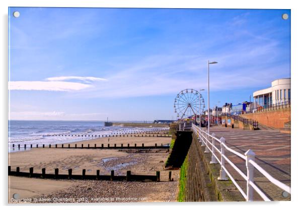 Bridlington Promenade  Acrylic by Alison Chambers