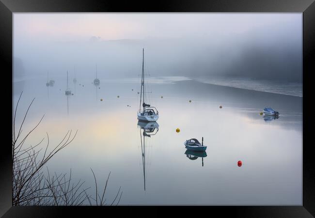 Ghosts in the fog  Framed Print by Michael Brookes