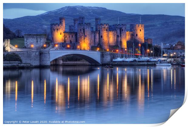 Conwy Castle Print by Peter Lovatt  LRPS