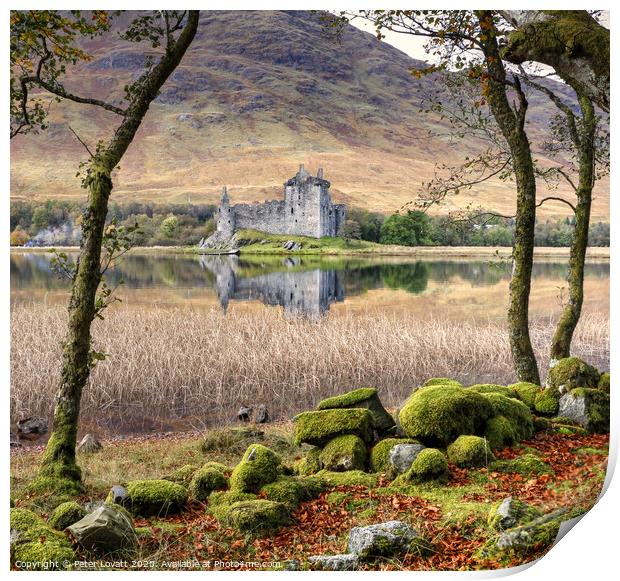 Kilchurn Castle Print by Peter Lovatt  LRPS