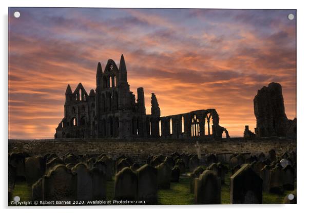 Spooky Abbey at Dawn Acrylic by Lrd Robert Barnes