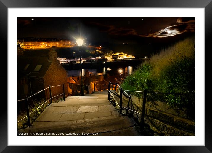 The 199 Steps Framed Mounted Print by Lrd Robert Barnes