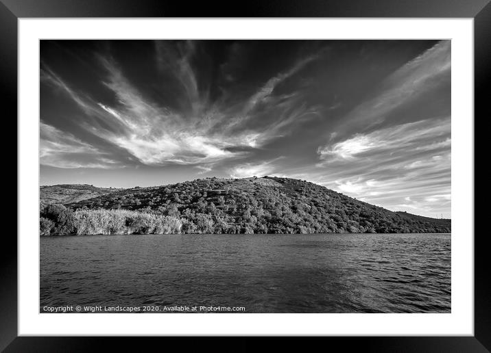 Rio Guadiana Algarve Portugal Framed Mounted Print by Wight Landscapes