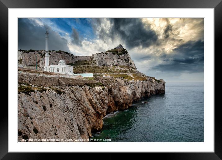 Europa Point Gibraltar Framed Mounted Print by Wight Landscapes