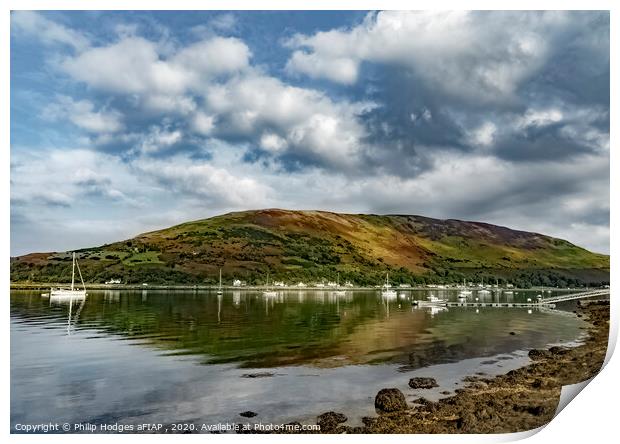 Lochranza Bay, Isle of Arran Print by Philip Hodges aFIAP ,