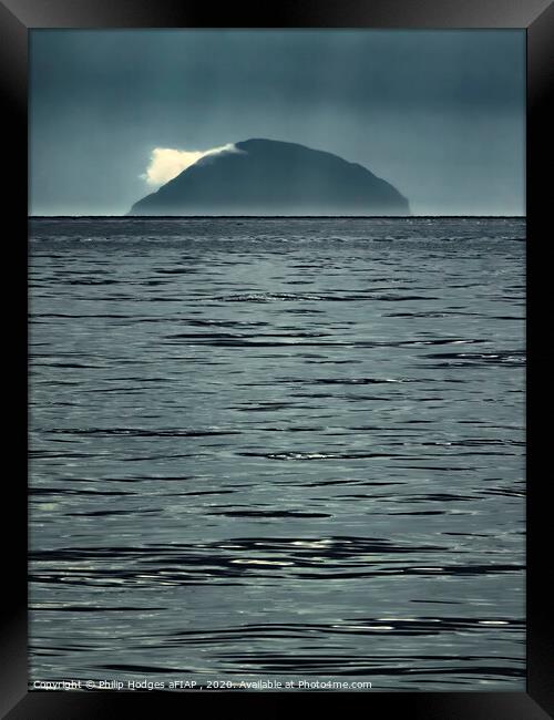 Ailsa Craig in the Early Morning Framed Print by Philip Hodges aFIAP ,