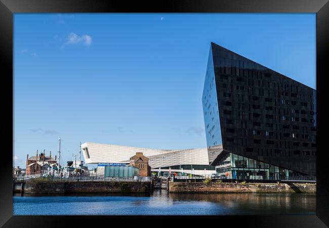 Mann Island and the Museum of Liverpool Framed Print by Jason Wells