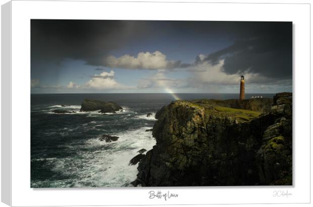 Butt of Lewis lighthouse Canvas Print by JC studios LRPS ARPS