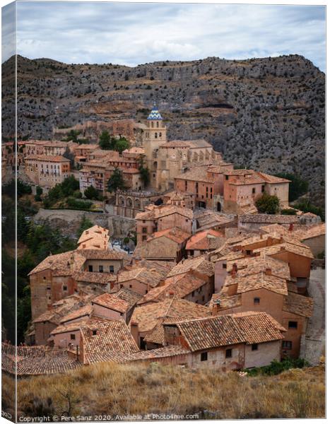 Albarracin, the Most Beautiful Village in Spain Canvas Print by Pere Sanz