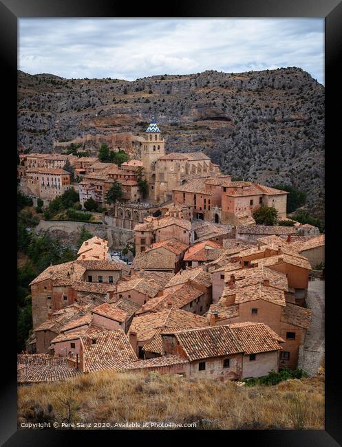 Albarracin, the Most Beautiful Village in Spain Framed Print by Pere Sanz