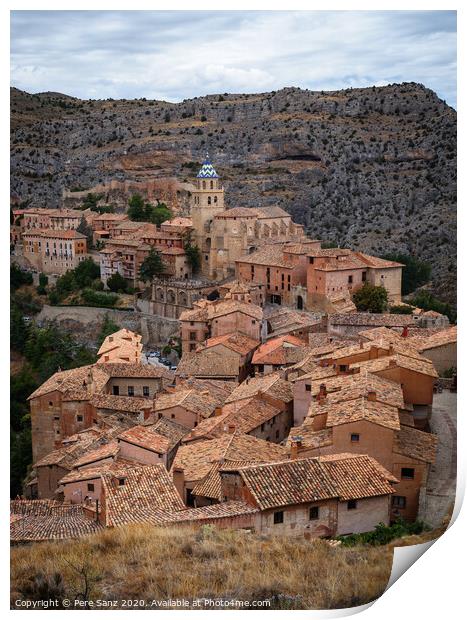 Albarracin, the Most Beautiful Village in Spain Print by Pere Sanz