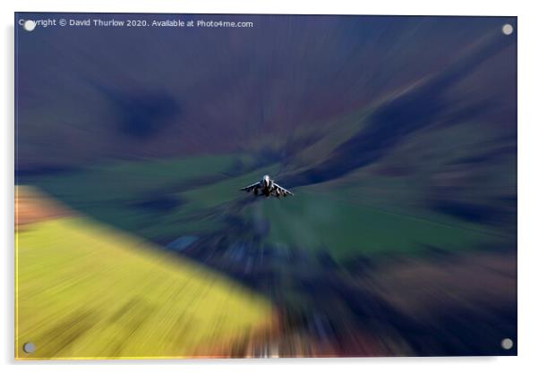 High Speed Harrier Acrylic by David Thurlow