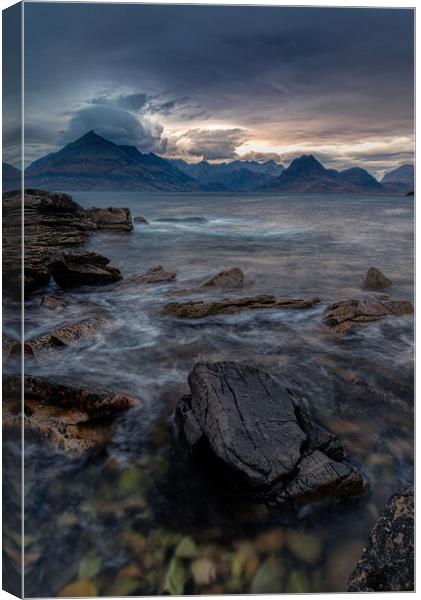 Cuillin Storm Canvas Print by Paul Andrews