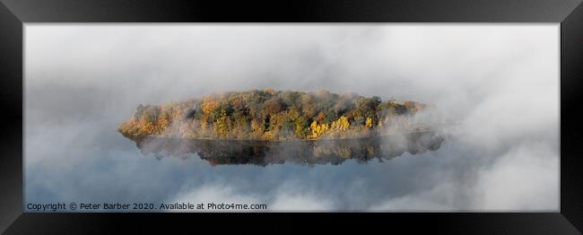 Autumn is revealed Framed Print by Peter Barber