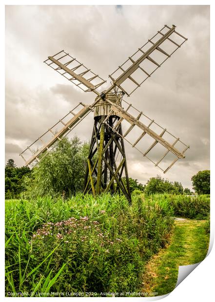 Boardsman's Windmill Print by Lynne Morris (Lswpp)