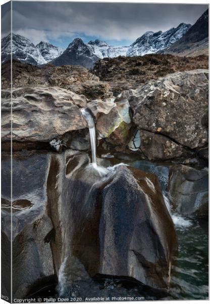 Fairy Pools, Isle of Skye Canvas Print by Phillip Dove LRPS