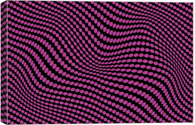 Abstract vector background, with waves, repetitive lines Canvas Print by Arpad Radoczy