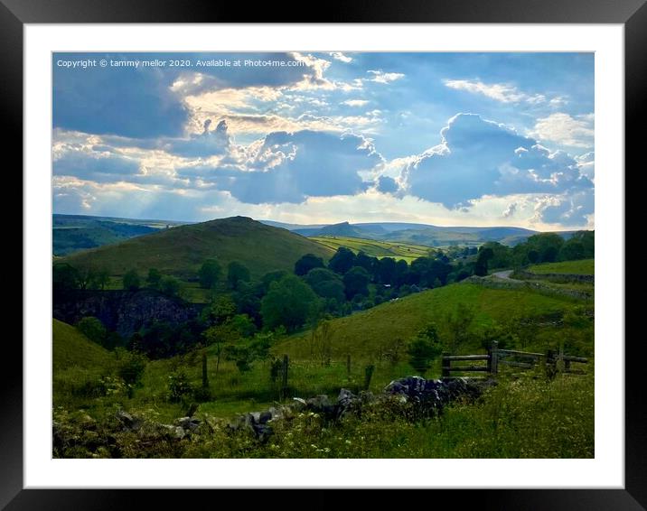 Majestic Chrome Hill Framed Mounted Print by tammy mellor