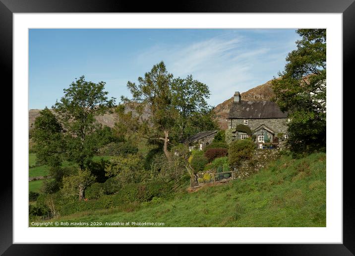 Cottage of the Lakes Framed Mounted Print by Rob Hawkins
