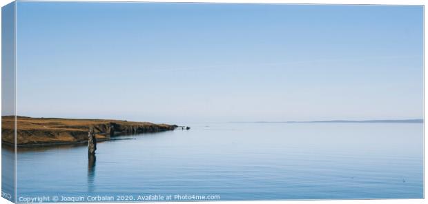 Tranquilizing images of calm seascapes for those looking for a relaxing vacation. Canvas Print by Joaquin Corbalan