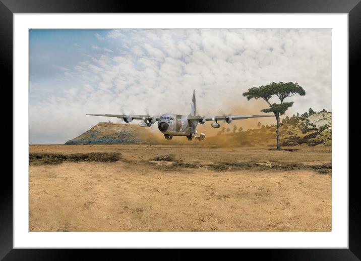 Operation Bushel - the last air drop Framed Mounted Print by Gary Eason
