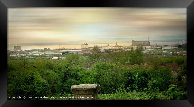 Avonmouth - Somerset Framed Print by Heather Goodwin