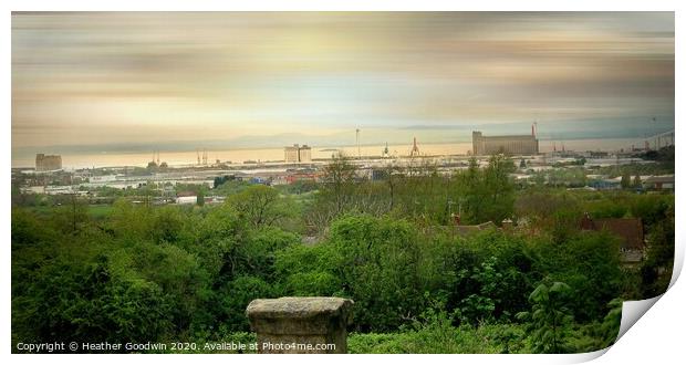 Avonmouth - Somerset Print by Heather Goodwin